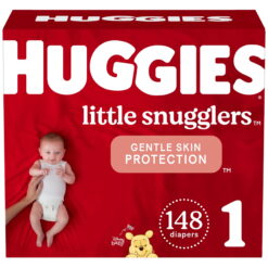 Huggies Little Snugglers, 148 Count, Size 1 (8-14 lbs)