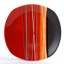 Better Homes & Gardens Bazaar Dinnerware, Red, Set of 16