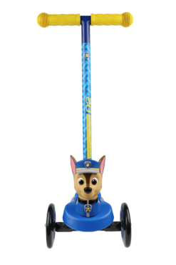 Paw Patrol Chase 3D Scooter with 3 Wheels Tilt and Turn, For Toddlers Ages 3+