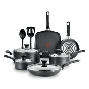 T-Fal Easy Care 12PC set GREY