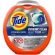 Tide Hygienic Clean Heavy 10x Duty Power PODS Liquid Laundry Detergent, Original, 41 Count