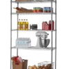 Hyper Tough 5 Tier Wire Shelf Unit, Chrome, 1750 lb Capacity