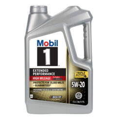 Mobil 1 Extended Performance High Mileage Full Synthetic Motor Oil 5W-20, 5 qt (3 Pack)