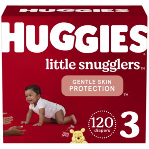 Huggies Little Snugglers, 120 Count, Size 3 (16-28 lbs)