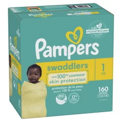 Pampers Swaddlers Newborn Diapers Size 1 160 Count
