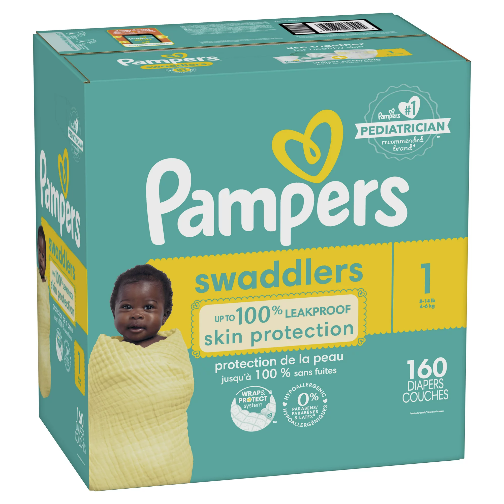 Pampers+Swaddlers+Diapers+-+Preemie+-+27+Pack for sale online