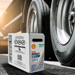 Shell Rotella T4 Triple Protection 15W-40 Diesel Motor Oil, 3 Gallon