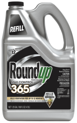 Roundup Ready-To-Use Max Control 365 Refill, 1.25 gal., Visible Results in 12 Hours