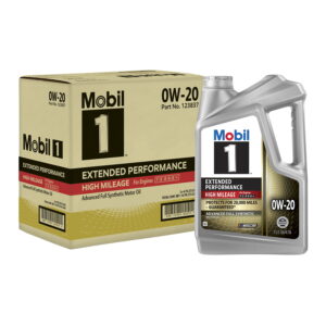 Mobil 1 Extended Performance High Mileage Full Synthetic Motor Oil 0W-20, 5 qt (3 Pack)