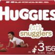 Huggies Little Snugglers Baby Diapers, Size 3, 156 Ct, One Month Supply