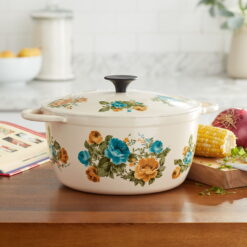 The Pioneer Woman Rose Shadow 5-Quart Dutch Oven