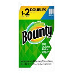 Bounty Select-A-Size Kitchen Rolls Paper Towel 2-Ply White 98 Sheets/Roll 24 Double Rolls/Carton