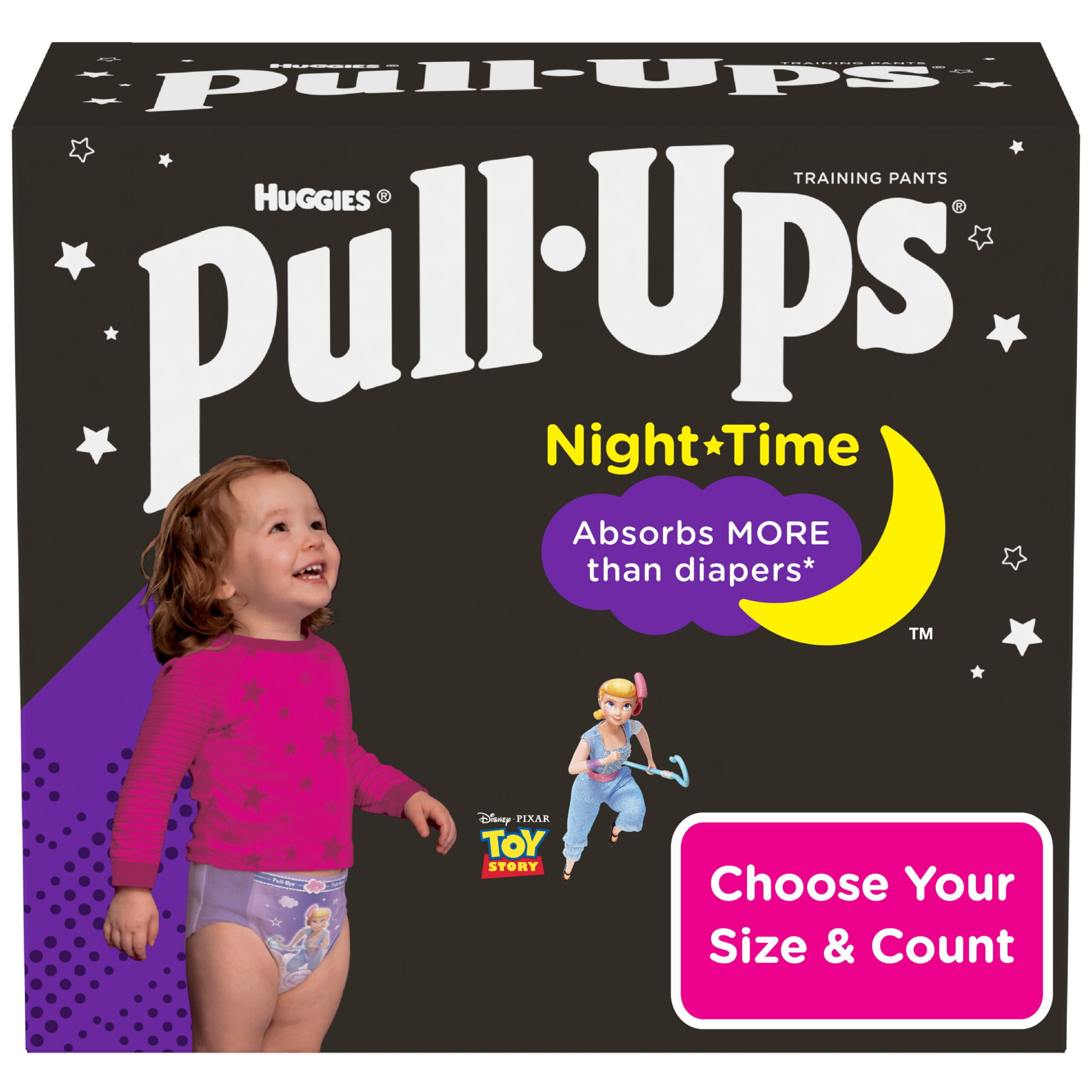  Pull-Ups Girls Nighttime Potty Training Pants Training  Underwear