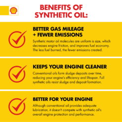 Shell Rotella T6 Full Synthetic 15W-40 Diesel Engine Oil, 1 Gallon