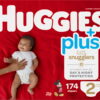 Huggies Little Snugglers Wetness Indicator Soft Diapers - Size 2, 174 Count