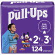 Huggies Pull-Ups Boys' Potty Training Pants Size 4, 124 Ct, 2T-3T (16-34 lb.), One Month Supply