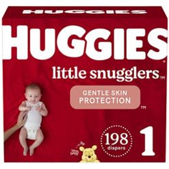 Huggies Baby Diapers Size 1, 198 Ct, Huggies Little Snugglers