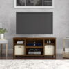 Mainstays Parsons TV Stand for TVs up to 50", Canyon Walnut