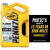 Pennzoil Platinum Full Synthetic 5W-30 Motor Oil, 5-Quart