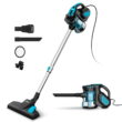 INSE I5 Corded Vacuum Cleaner, Stick Vacuum Cleaner 18KPA Powerful Suction with 600W Motor, 3 in 1 Handheld Vacuum for Pet Hair Hard Floor Home - Blue