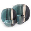 Better Homes & Gardens Bazaar Teal 16-piece Dinnerware Set