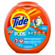 Tide PODS Liquid Laundry Detergent Pacs, Clean Breeze, 81 count