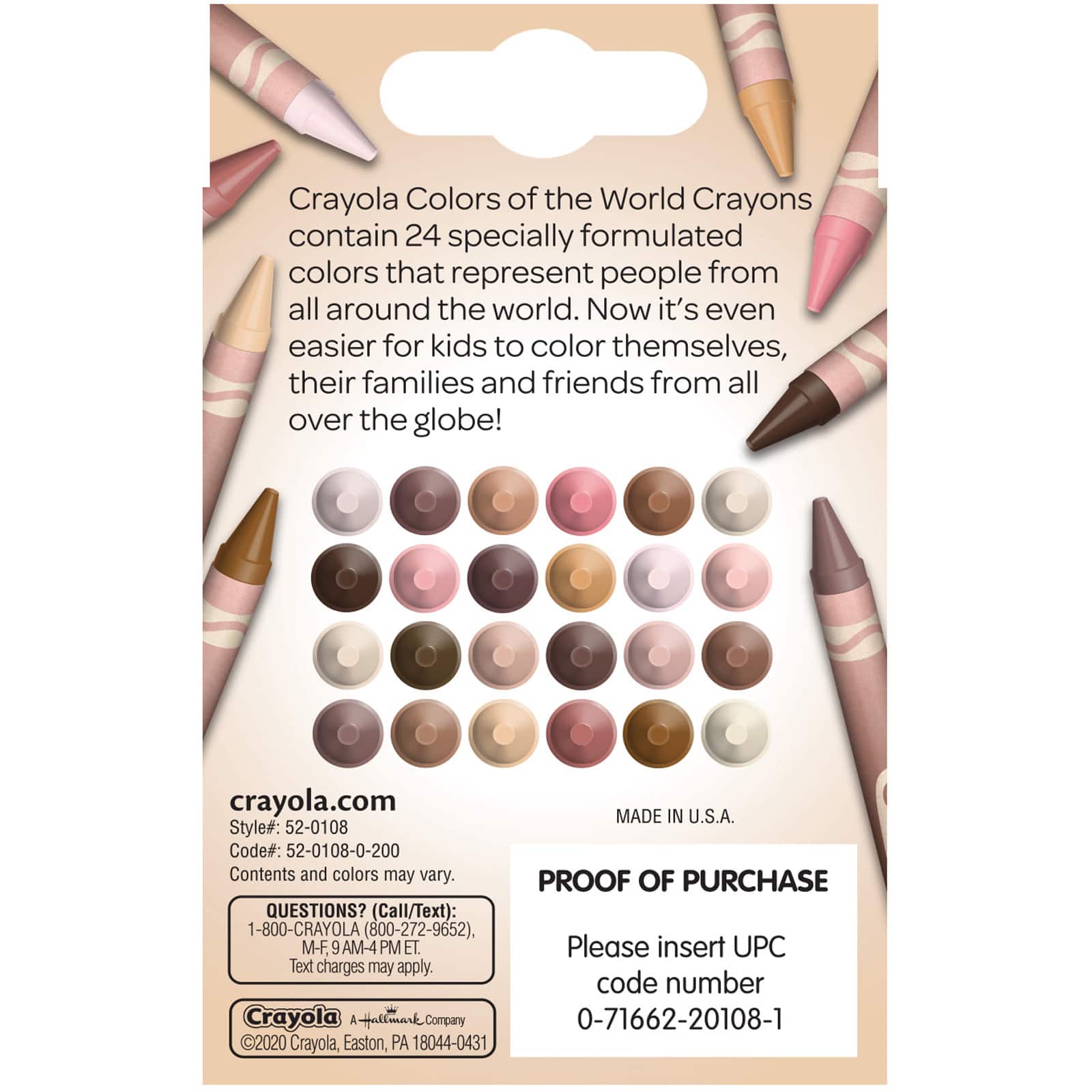 12 Packs: 24 ct. (288) Crayola® Metallic Crayons