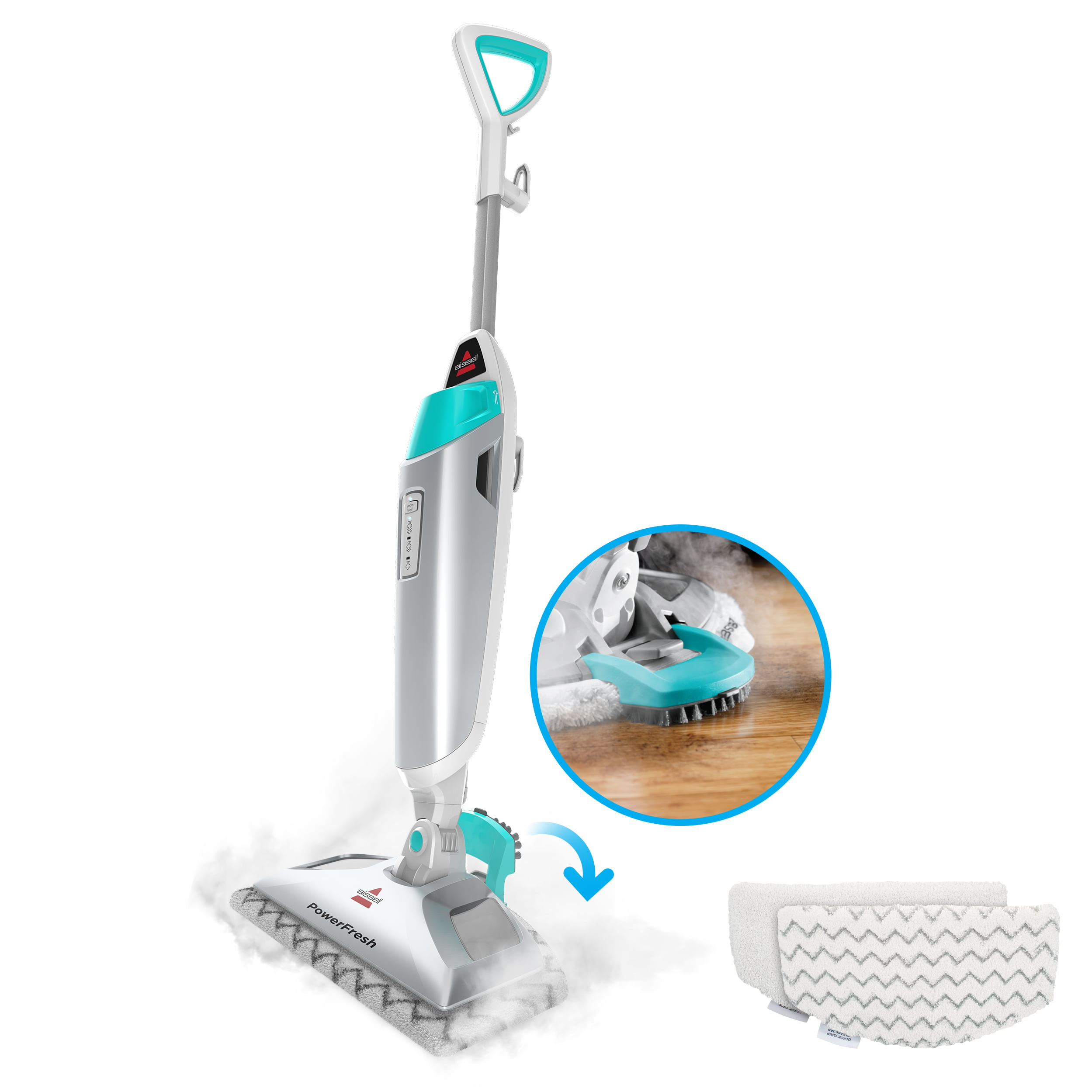PowerFresh® Deluxe Scrubbing & Sanitizing Steam Mop 1806