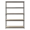 Muscle Rack 48"W x 18"D x 72"H 5-Shelf Steel Freestanding Shelves, Silver