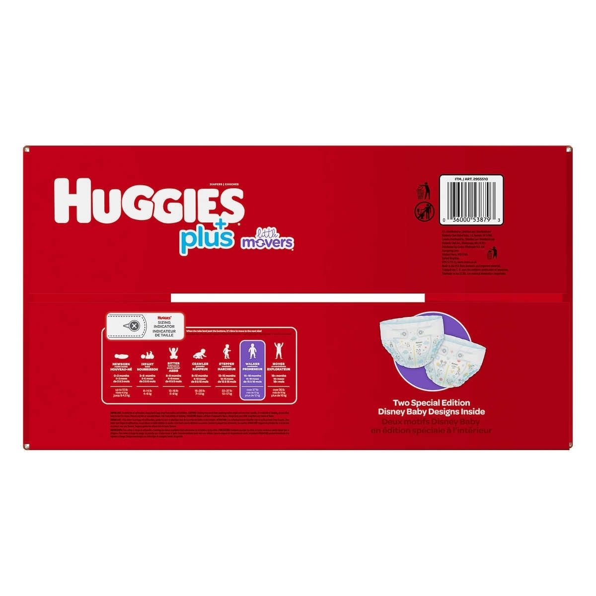  Huggies Overnites Nighttime Diapers,Size 4 (144 Count) : Baby