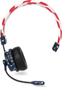 Blue Tiger Elite Ultra USA Wireless Bluetooth Headset – Truckers’ and Office Professional Headset - Noise Cancellation Bluetooth 5.0 Head Set – 60 Hours Talk Time, 1200 Hours Standby