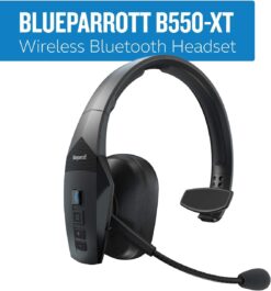 BlueParrott B550-XT Voice-Controlled Bluetooth Headset – Industry Leading Sound with Long Wireless Range, Extreme Comfort and Up to 24 Hours of Talk Time