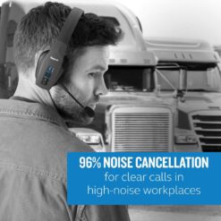 BlueParrott B550-XT Voice-Controlled Bluetooth Headset – Industry Leading Sound with Long Wireless Range, Extreme Comfort and Up to 24 Hours of Talk Time