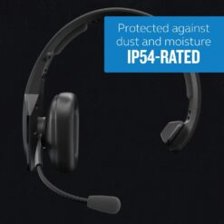 BlueParrott B550-XT Voice-Controlled Bluetooth Headset – Industry Leading Sound with Long Wireless Range, Extreme Comfort and Up to 24 Hours of Talk Time