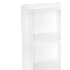 ClosetMaid 6 Cube Storage Shelf Organizer Bookshelf with Back Panel, Easy Assembly, Wood, White Finish