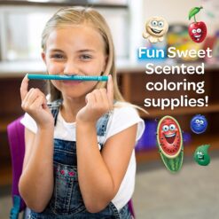 Crayola Silly Scents Mini Inspiration Art Case Coloring Set, Gift for Kids Ages 3, 4, 5, 6