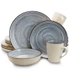 Dovecove Bramblett Stoneware Dinnerware Set - Service for 4