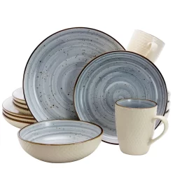Dovecove Bramblett Stoneware Dinnerware Set - Service for 4