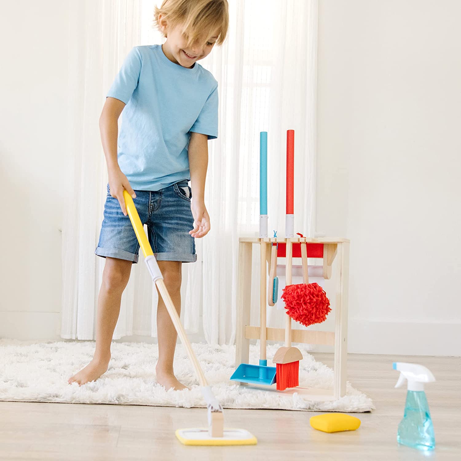 Dust! Sweep! Mop! Cleaning Play Set