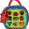 Melissa & Doug K's Kids Take-Along Shape Sorter Baby Toy With 2-Sided Activity Bag and 9 Textured Shape Blocks - Sensory / Travel /Toys For Toddlers And Infants
