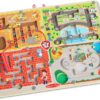 Melissa & Doug PAW Patrol Wooden 4-in-1 Magnetic Wand Maze Board - Activity Game, Travel Toys For Kids Ages 3+ - FSC-Certified Materials