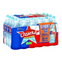 Ozarka 100% Natural Spring Water, 23.7 Ounce Bottle (Pack of 24)