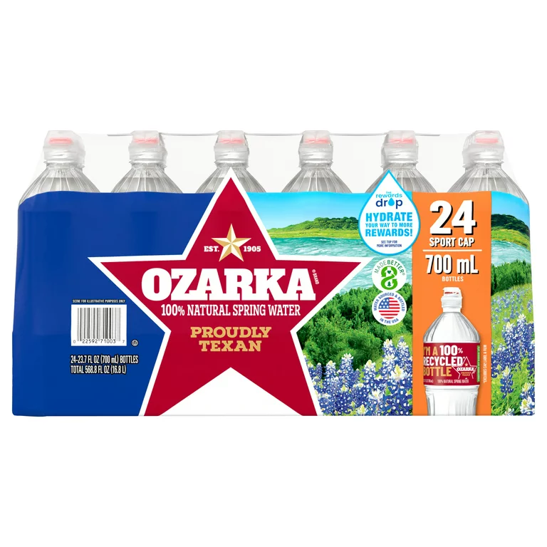 Bottled Spring Water  Ozarka® Brand 100% Mountain Spring Water