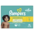 Pampers Swaddlers Active Baby Diaper, Size 6, 80 Count
