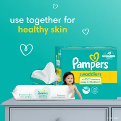 Pampers Swaddlers Diaper, Soft and Absorbent, Size 5, 100 Count