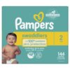 Pampers Swaddlers Diapers Size 2 144 Count