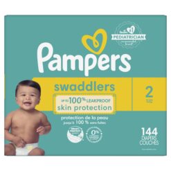 Pampers Swaddlers Diapers Size 2 144 Count