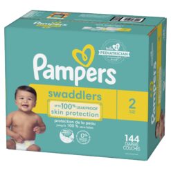 Pampers Swaddlers Diapers Size 2 144 Count