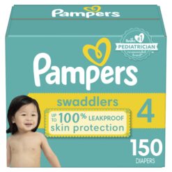Pampers Swaddlers Diapers Size 4 150 Count