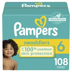 Pampers Swaddlers Diapers Size 6 108 Count